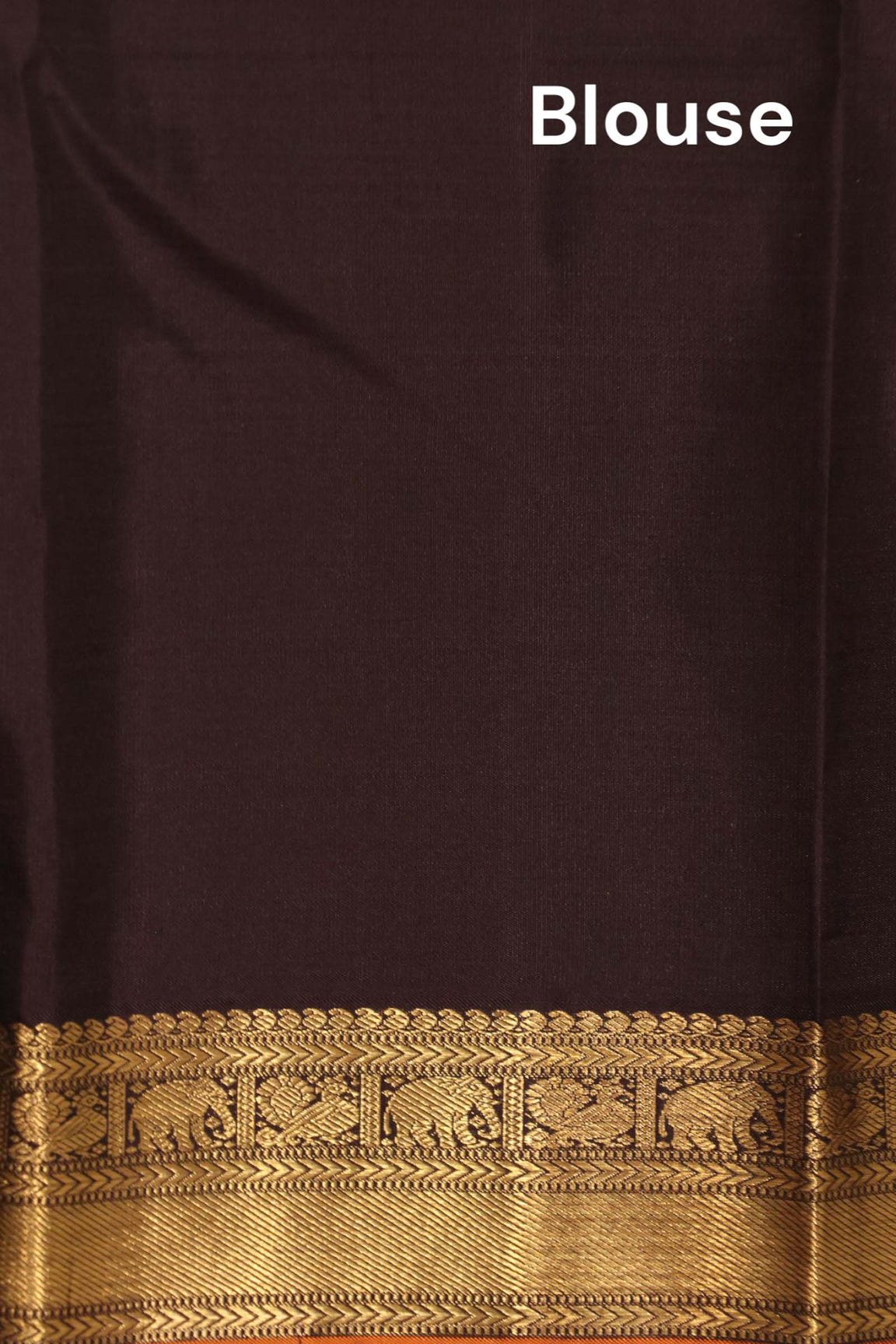 Pure Handloom Checks Chakram Kanjeevaram Silk Saree AK207378