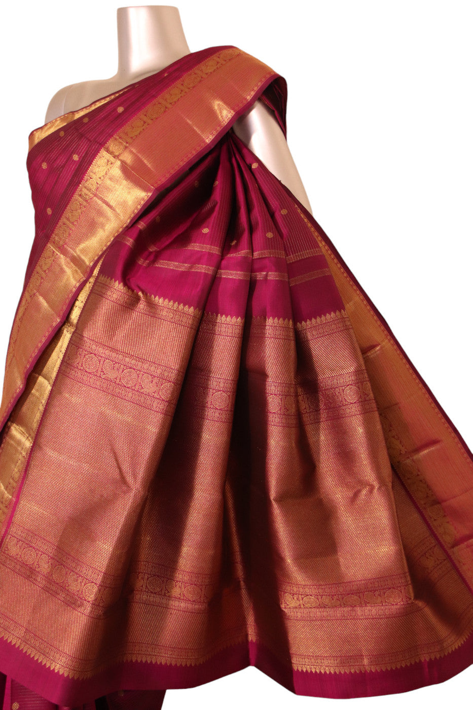Bridal Vaira Oosi Kanjeevaram Silk Saree AJ211459