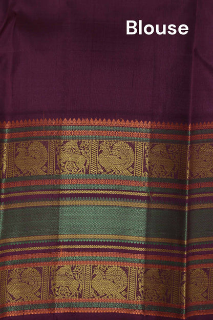 Traditional Thread Weave Kanjeevaram Silk Saree AJ212513