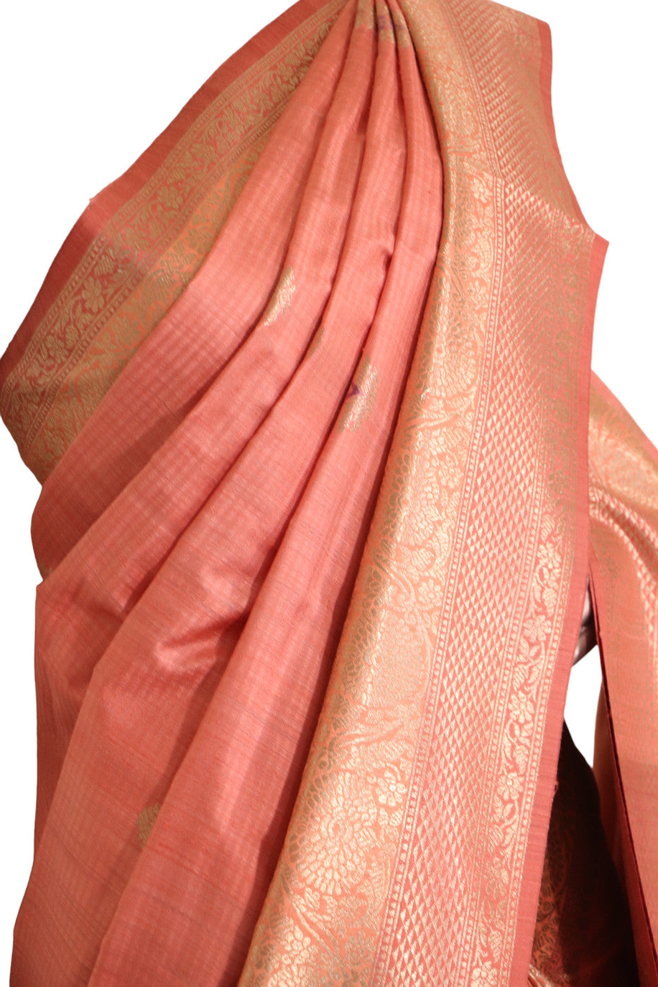 Pure Handloom Meenakari Soft Tussar Silk Saree AJ206375