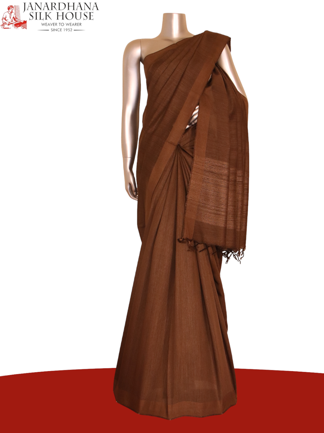 Handloom Pure Tussar Silk Saree AJ204633