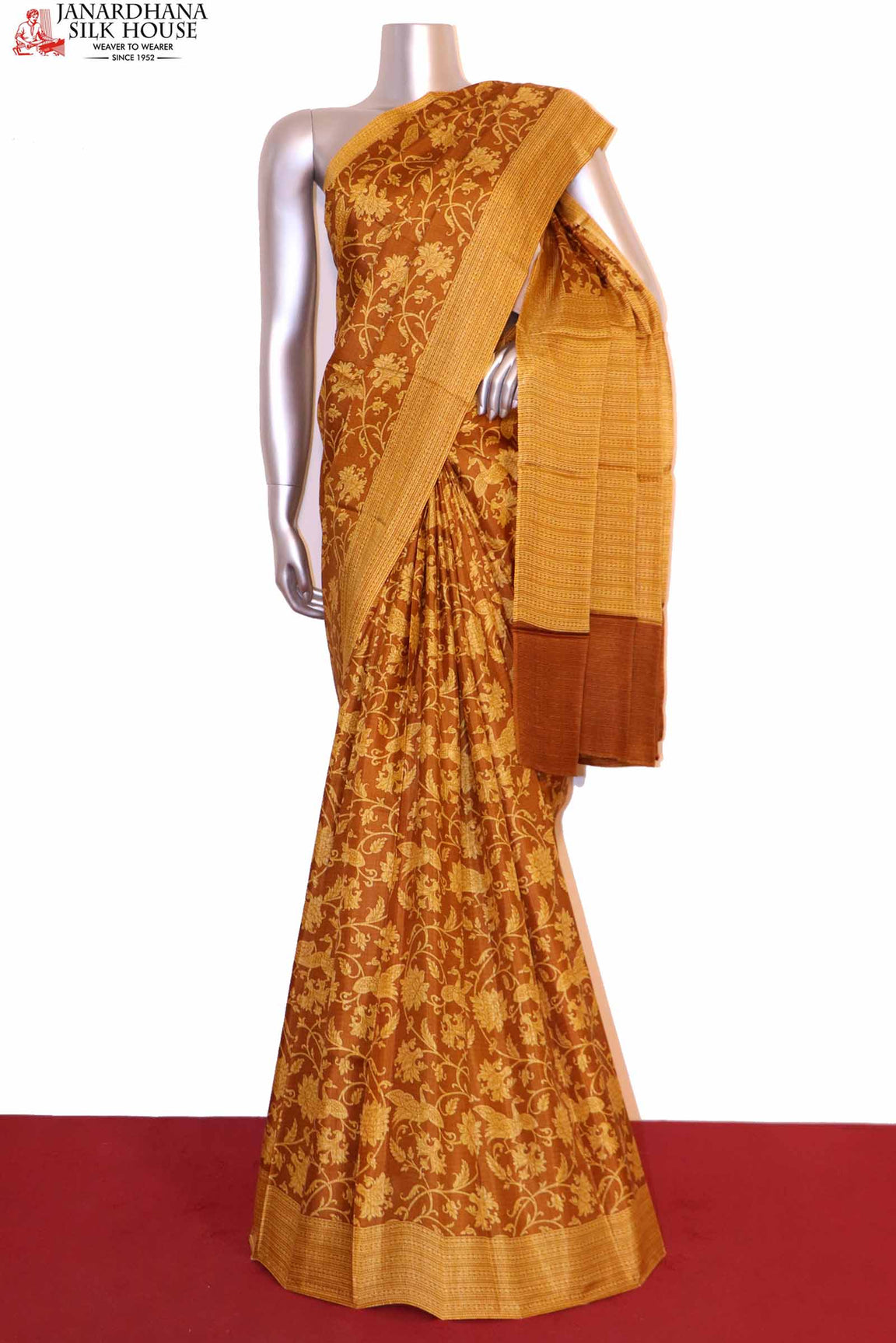 Printed Pure Silk Saree AH204862