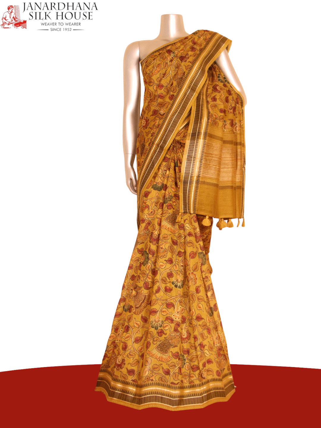 Designer Pure Tussar Silk Saree AJ208773
