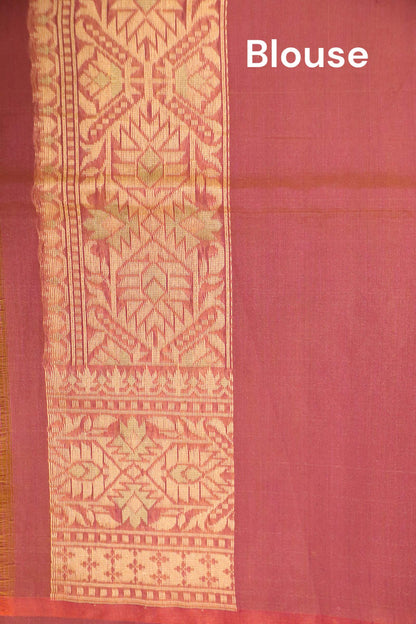 Handloom Banarasi Kora Cotton Saree AJ202538