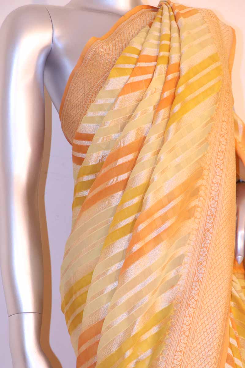 Designer Exclusive Banarasi Georgette Silk Saree AI200382