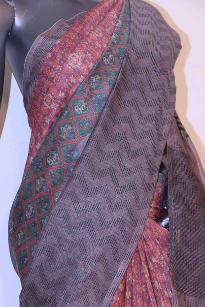 Printed Pure Soft Cotton Saree AI202665