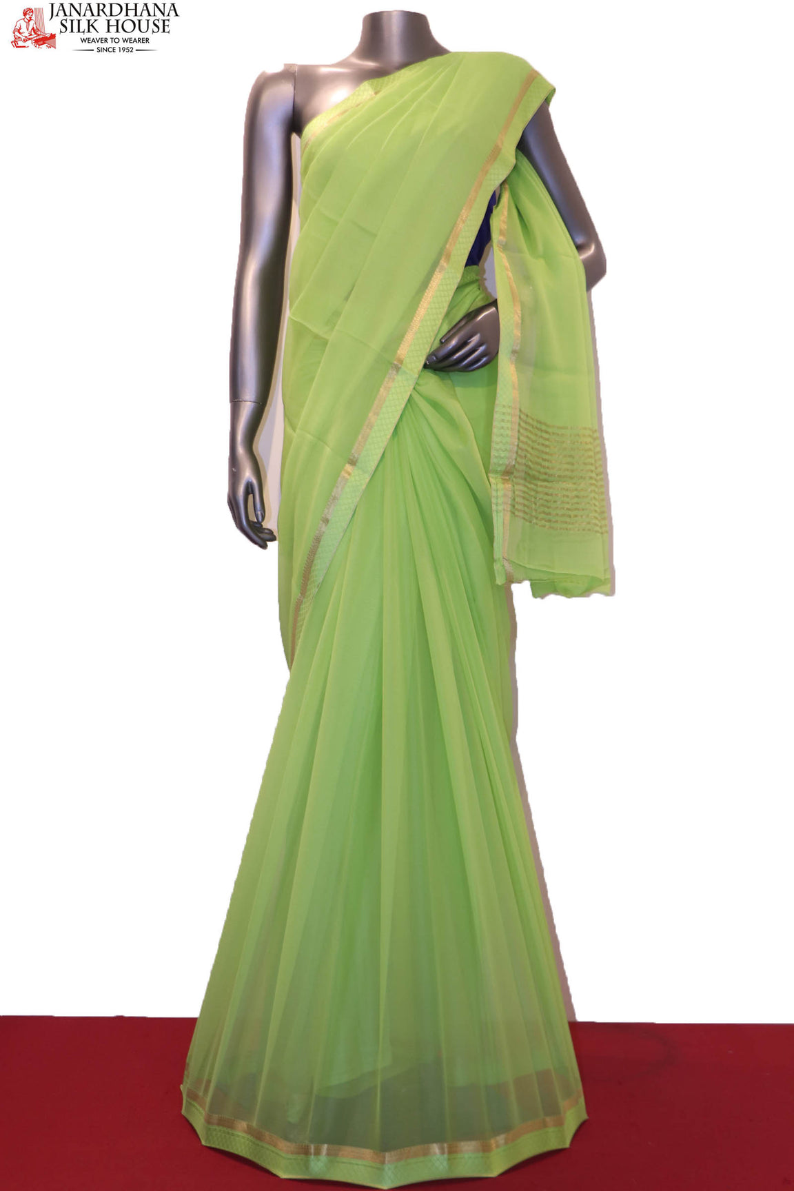 Party Wear Pure Silk Chffion AF212370
