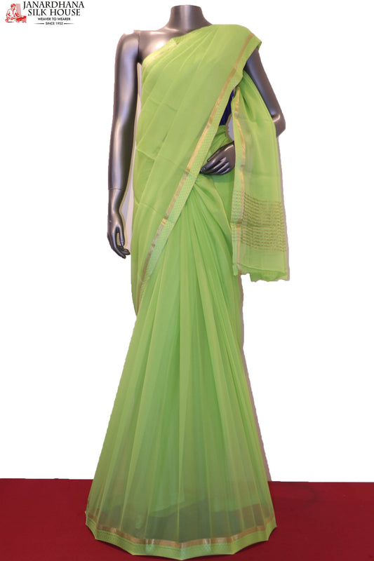 Party Wear Pure Silk Chffion AF212370