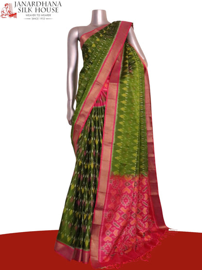 Designer Exclusive Handloom Ikat Soft Silk Saree AL211566