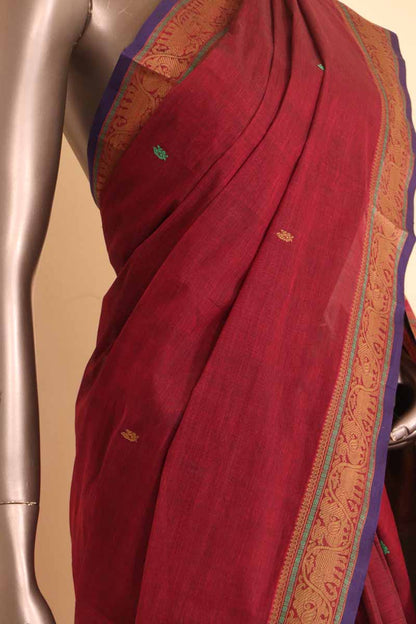 Traditional Handloom Village Cotton Saree AI200419