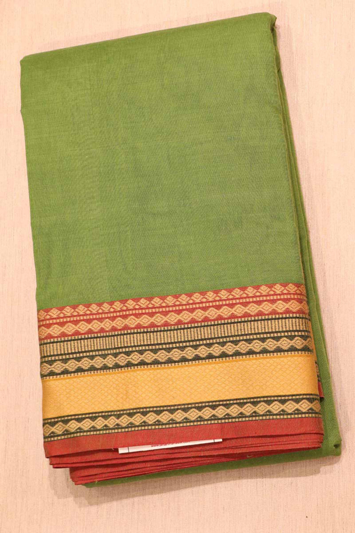 Handloom Pure Kanchi Cotton Saree AI200455