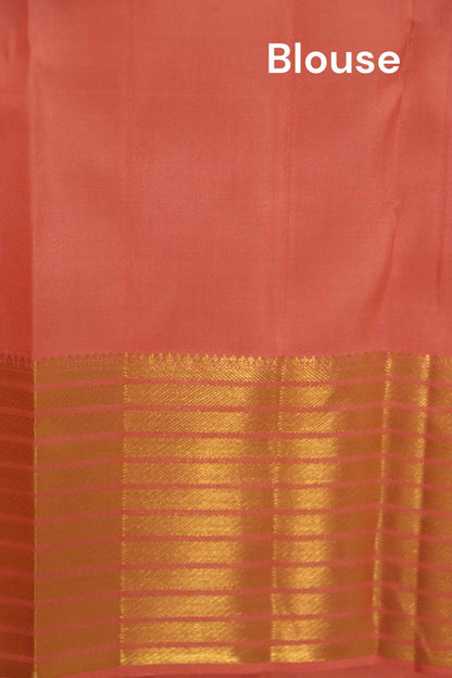 Pure Handloom Zari Brocade Kanjeevaram Silk Saree AK202062