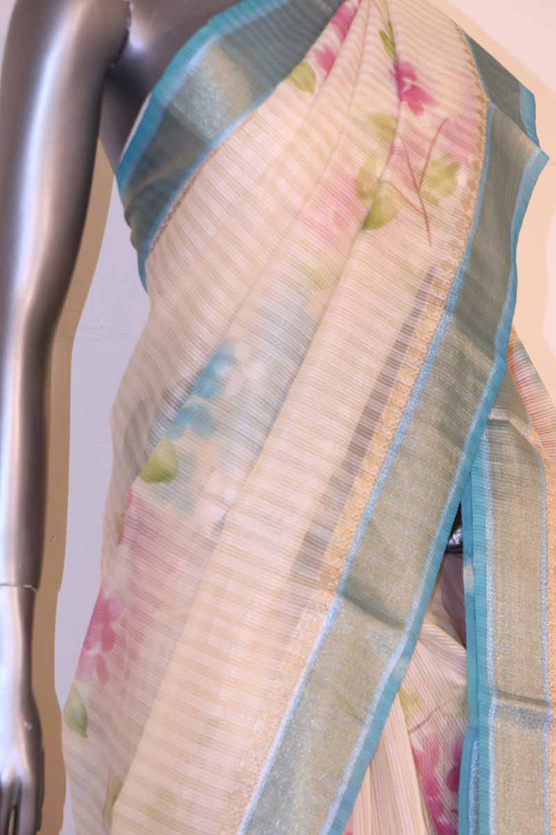 Pure Printed Kota Cotton Saree AI204685