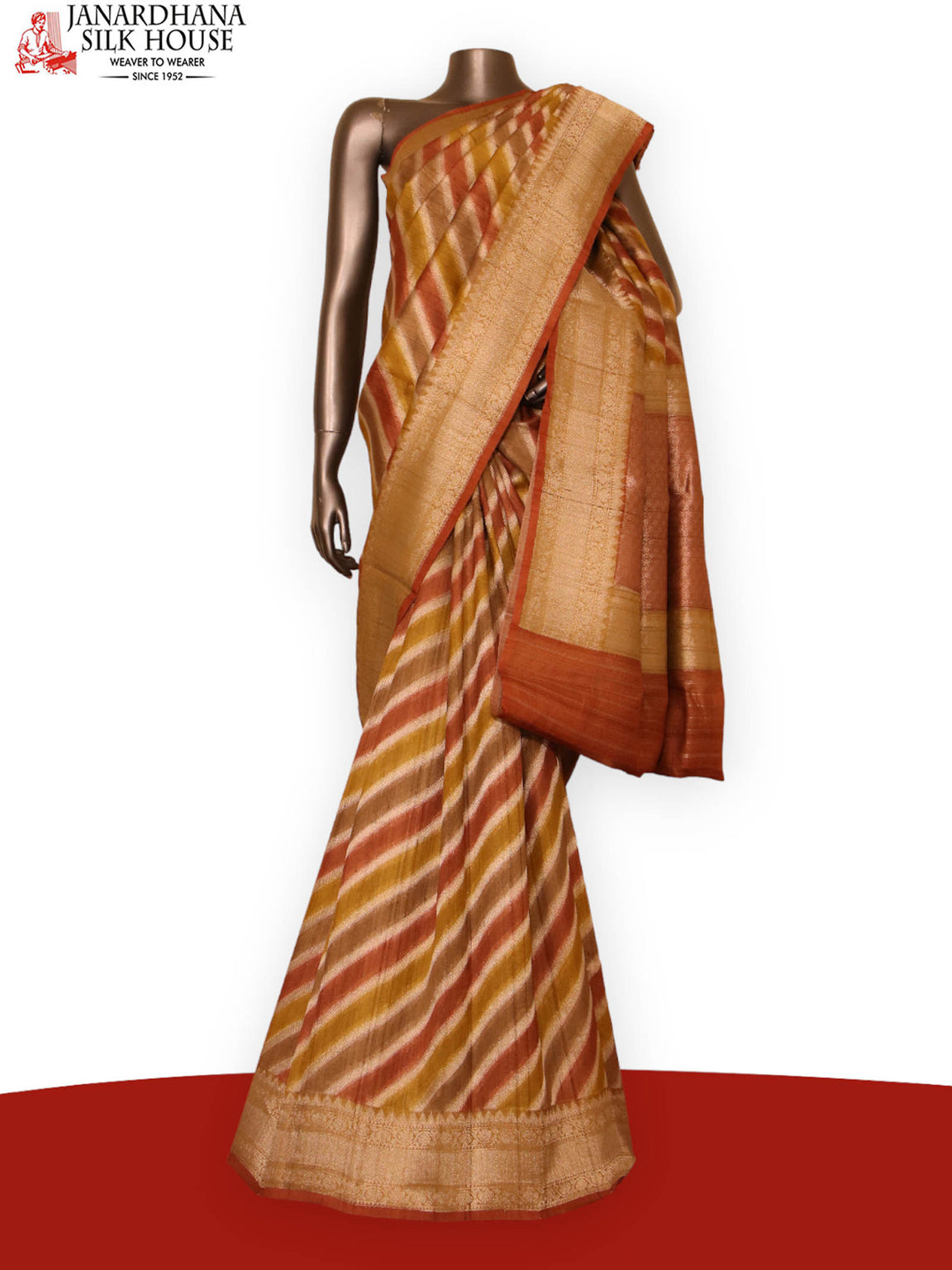 Exclusive Handloom Tussar Silk Saree AJ202610