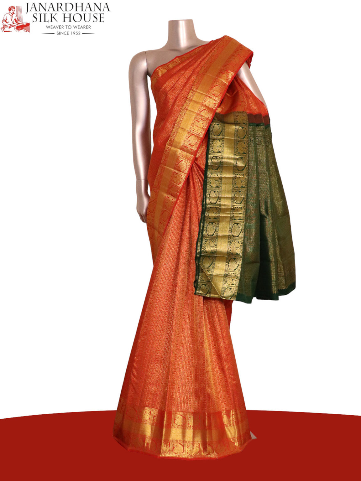Handloom Wedding Kanjeevaram Silk Saree AJ212391