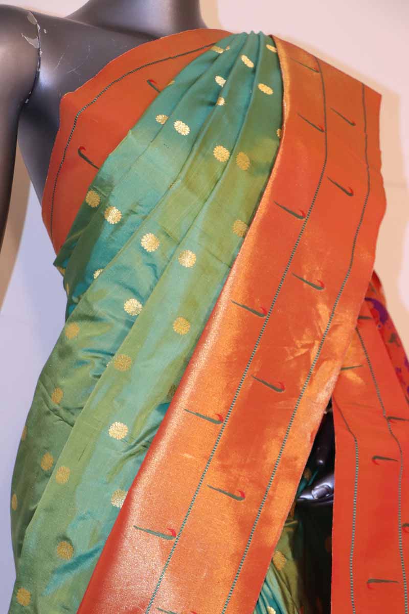 Grand Wedding Meenakari Paithani Silk Saree AI205395