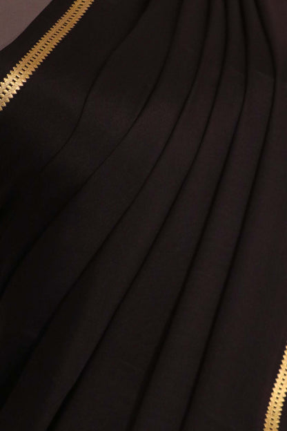 Pure Mysore Crepe Silk Saree AL212214