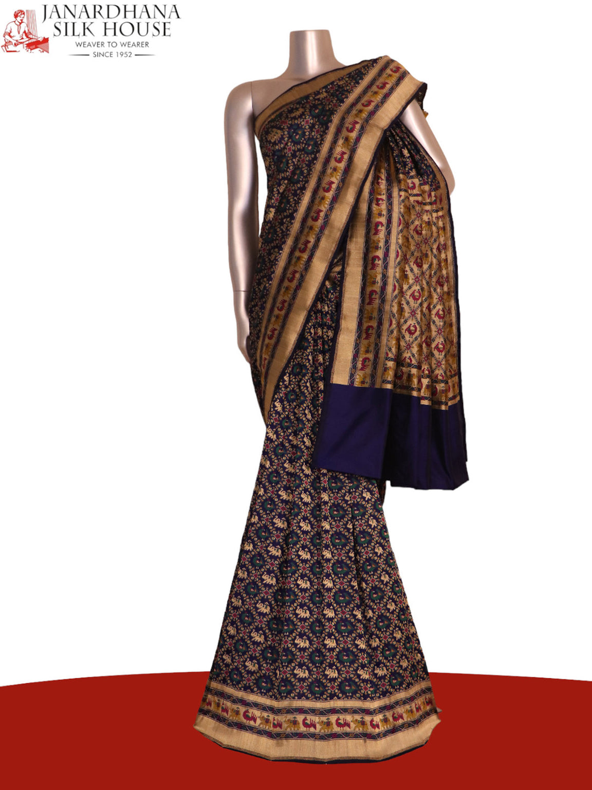 Handloom Exclusive Meenakari Banarasi Silk Saree AK202420