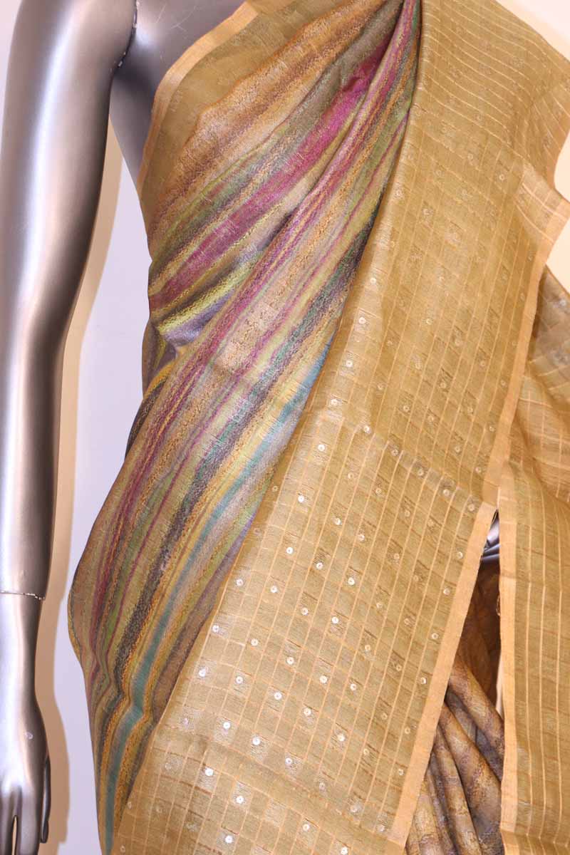 Handloom Pure Tussar Silk Saree AI209161