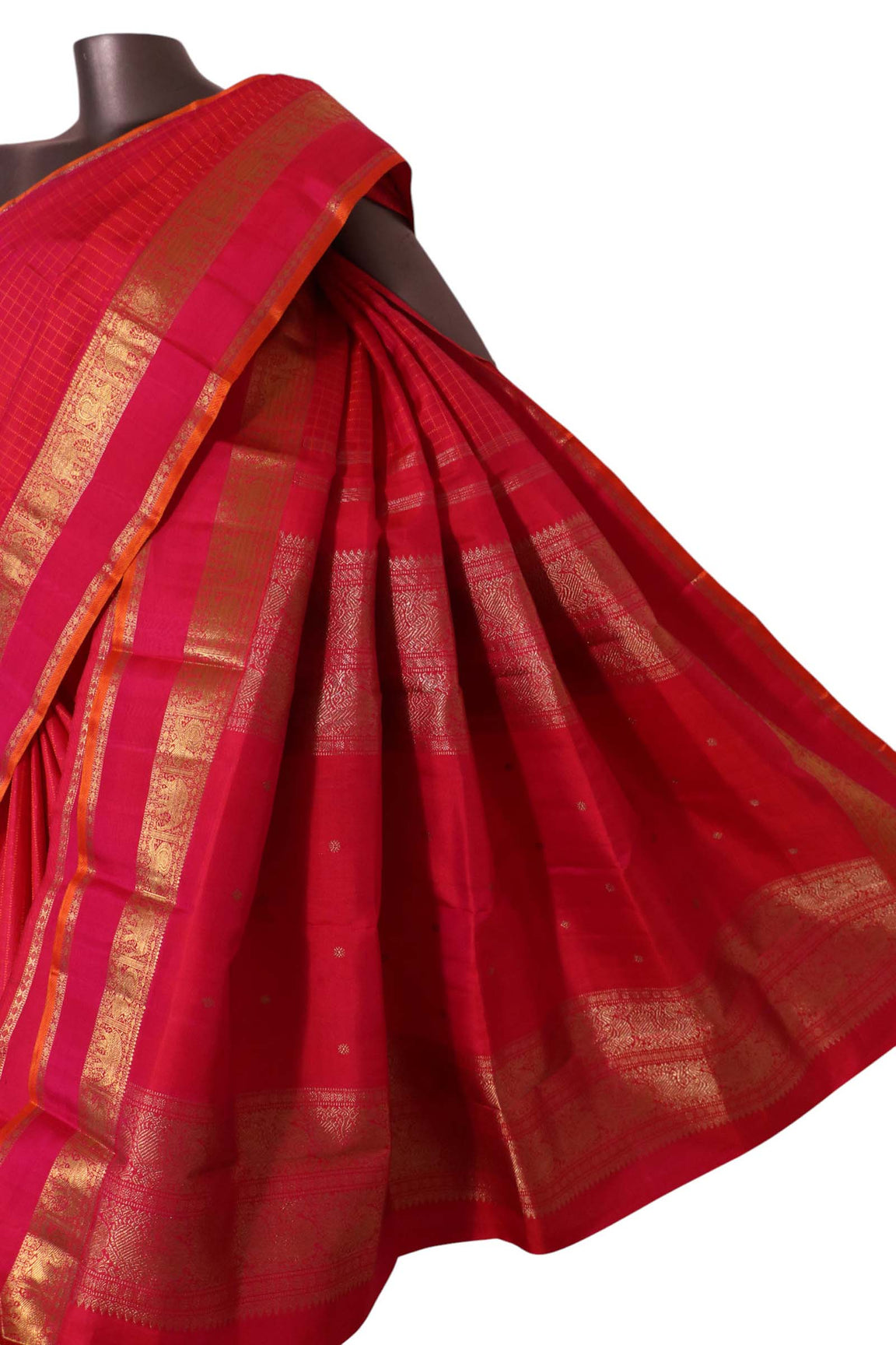 Pure Handloom Kanjeevaram Silk Saree AK213402
