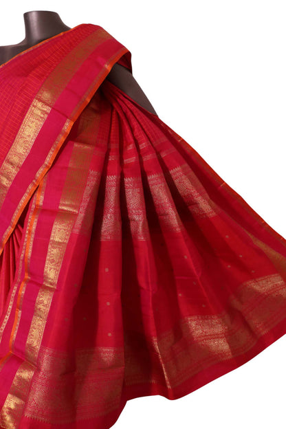 Pure Handloom Kanjeevaram Silk Saree AK213402