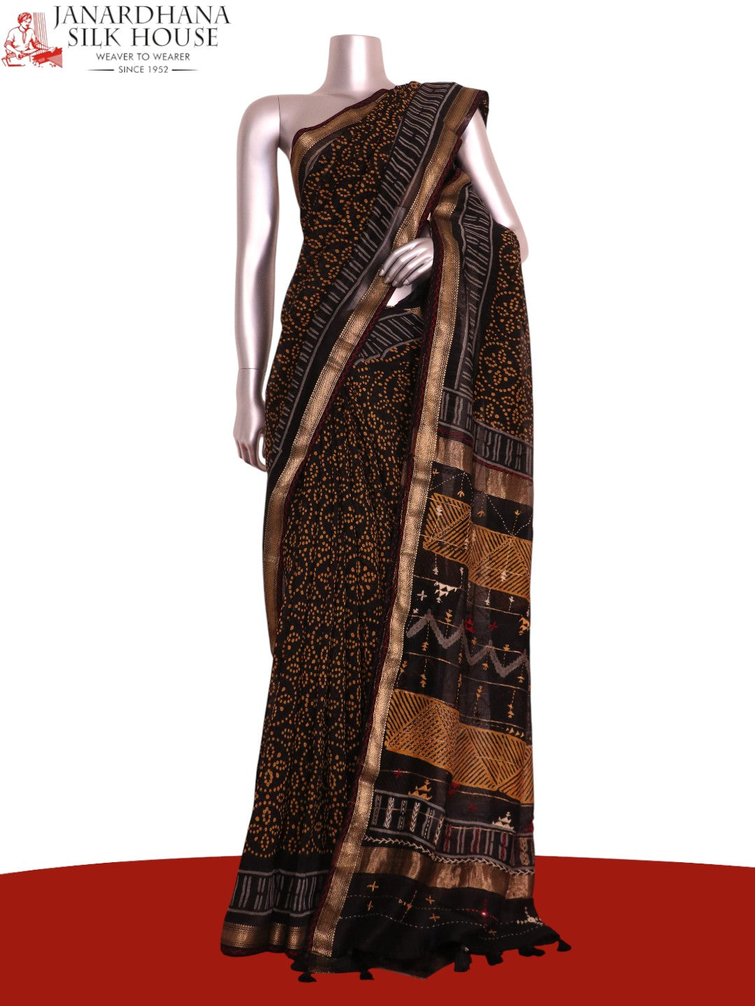 Exclusive Pure Chanderi Cotton Saree AL203846