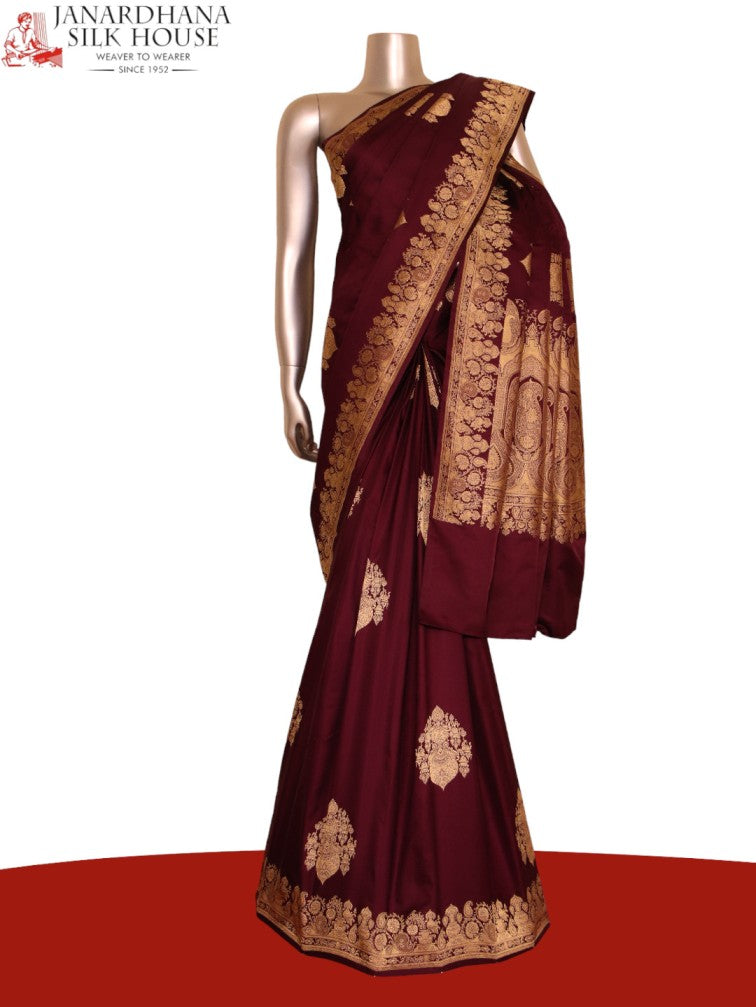 Exquisite Designer Wedding Banarasi Silk Saree AJ206385