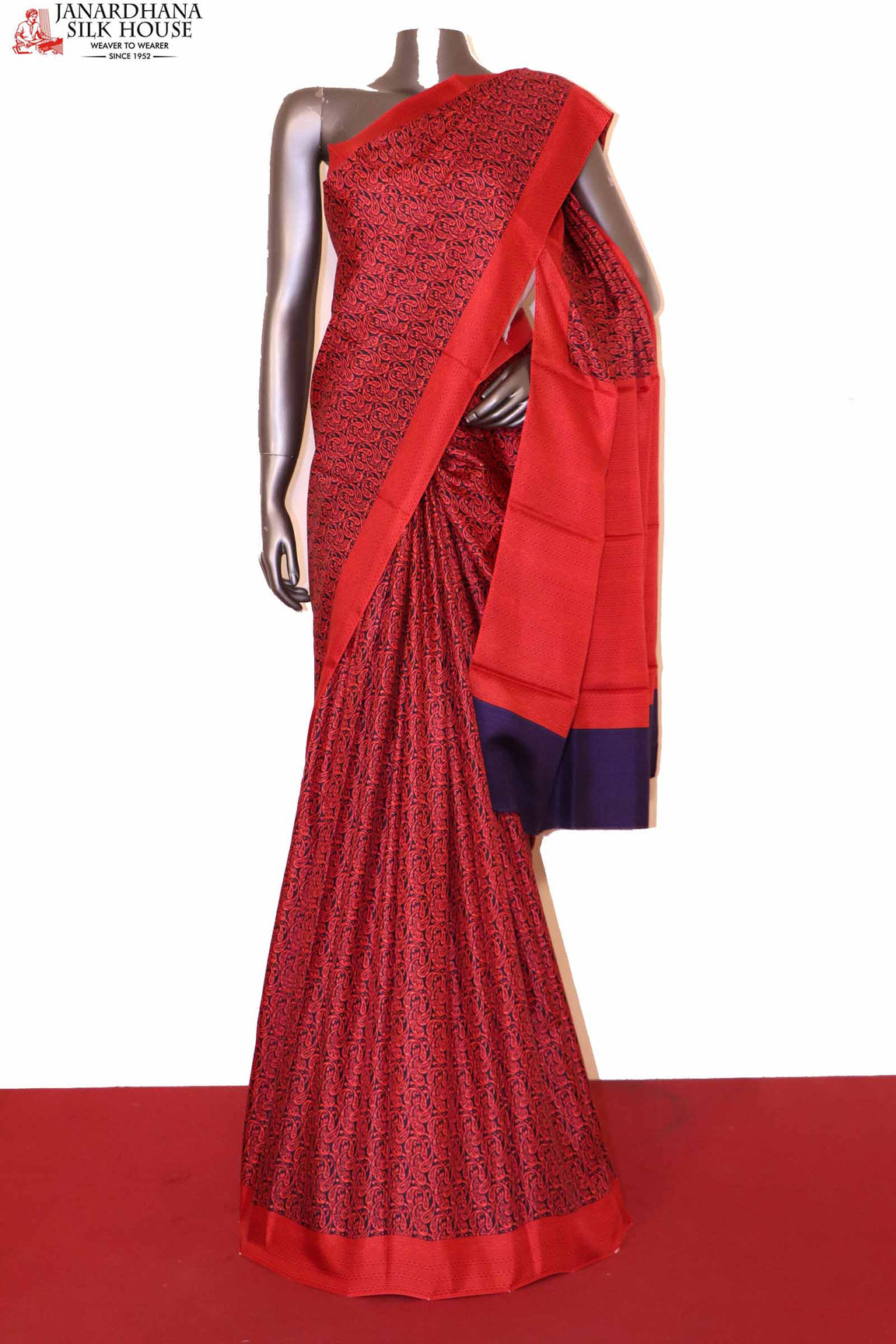 Printed Pure Silk Saree AH204861