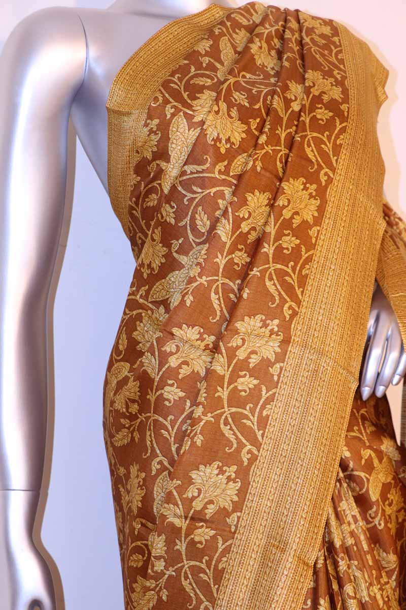 Printed Pure Silk Saree AH204862