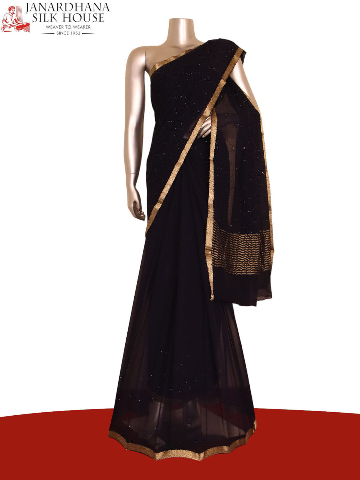 Designer Party Wear Pure Silk Chiffon AJ211808