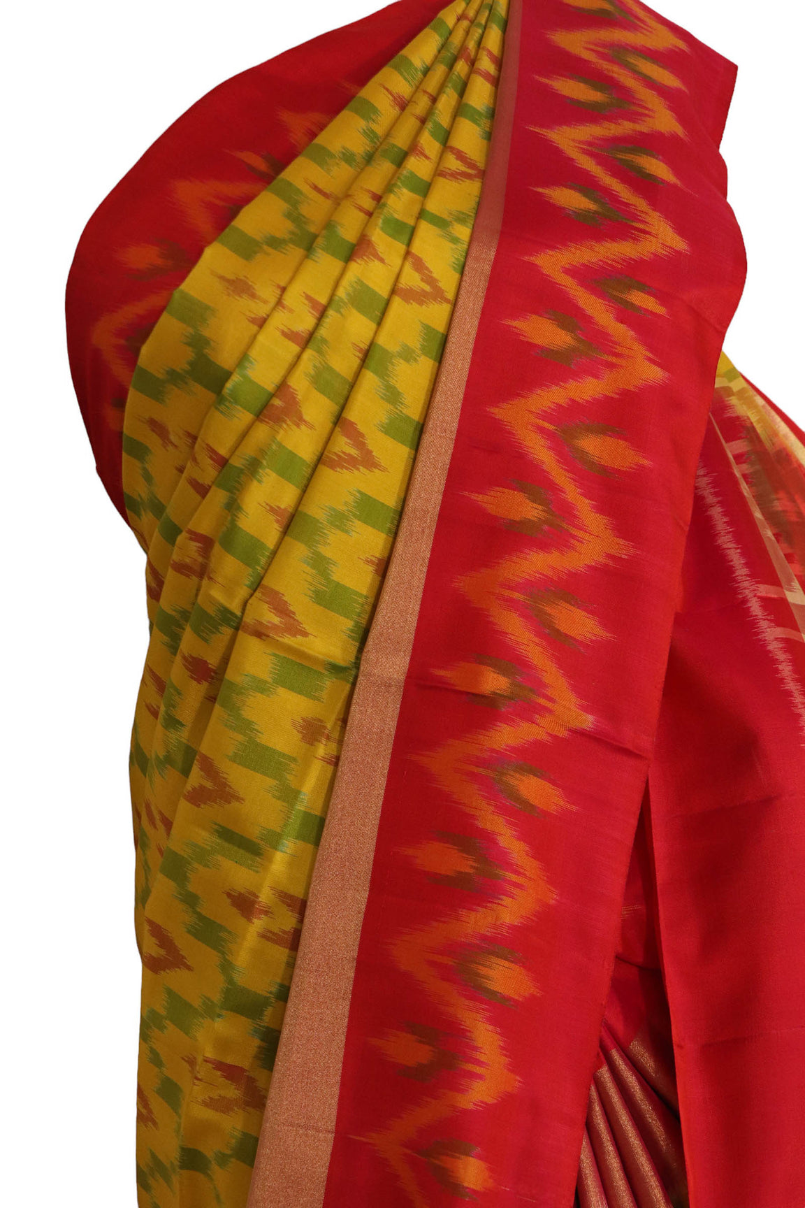 Designer Exclusive Handloom Ikat Soft Silk Saree AK202304