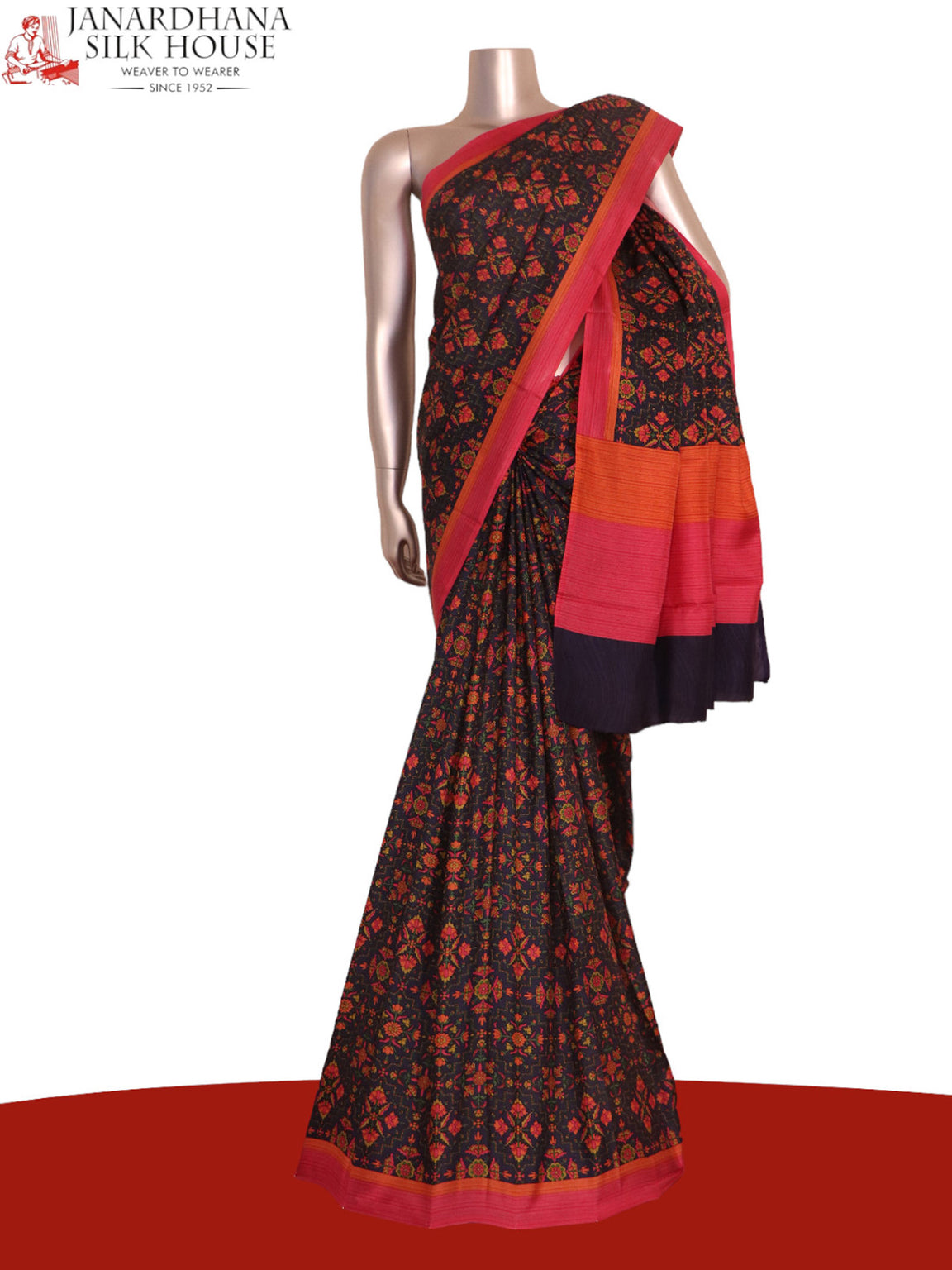 Floral Exclusive Printed Silk Saree AK202329