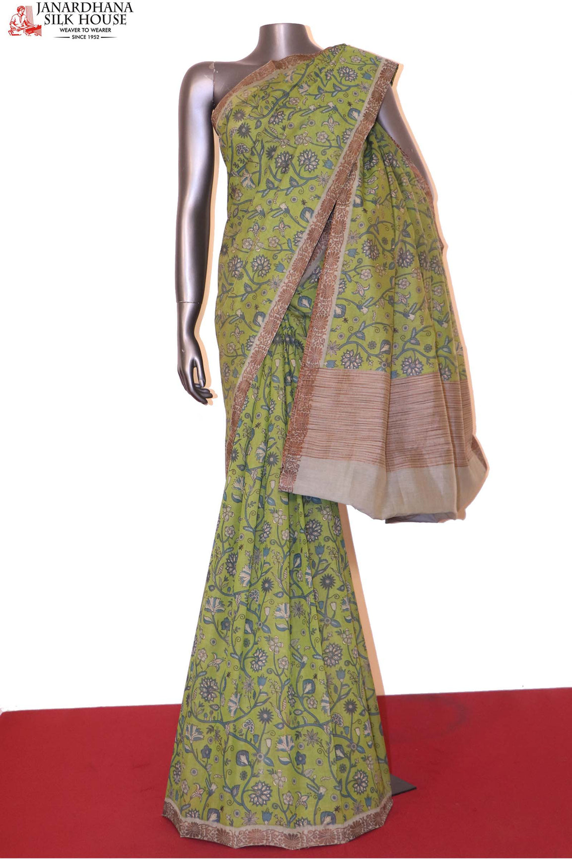 Printed Cotton Saree AI210622