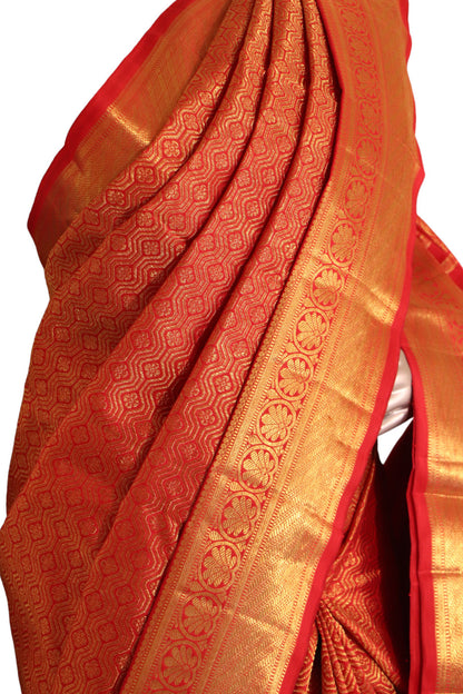 Bridal Brocade Kanjeevaram Silk Saree AJ211768