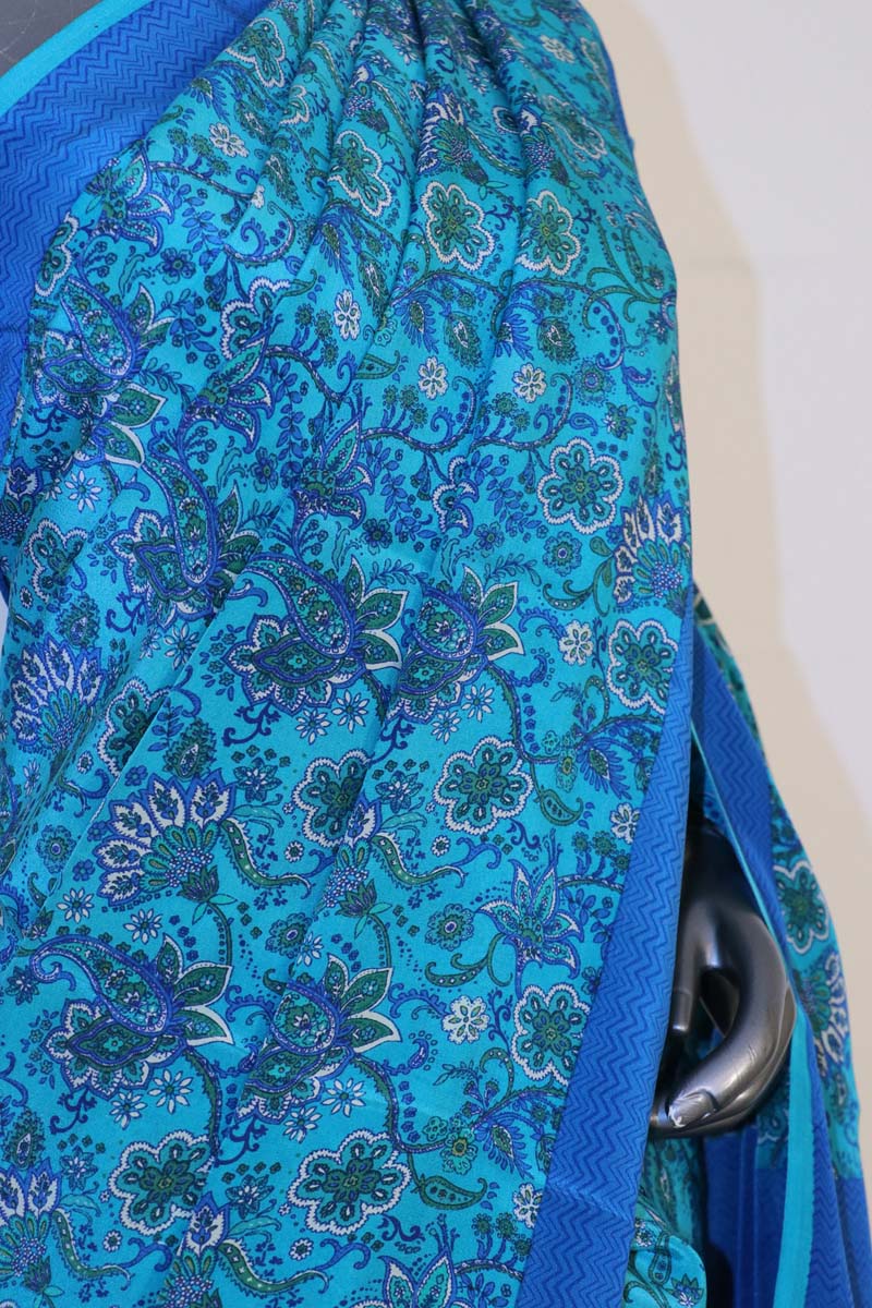 Floral Exclusive Pure Crepe Silk Saree AI208670
