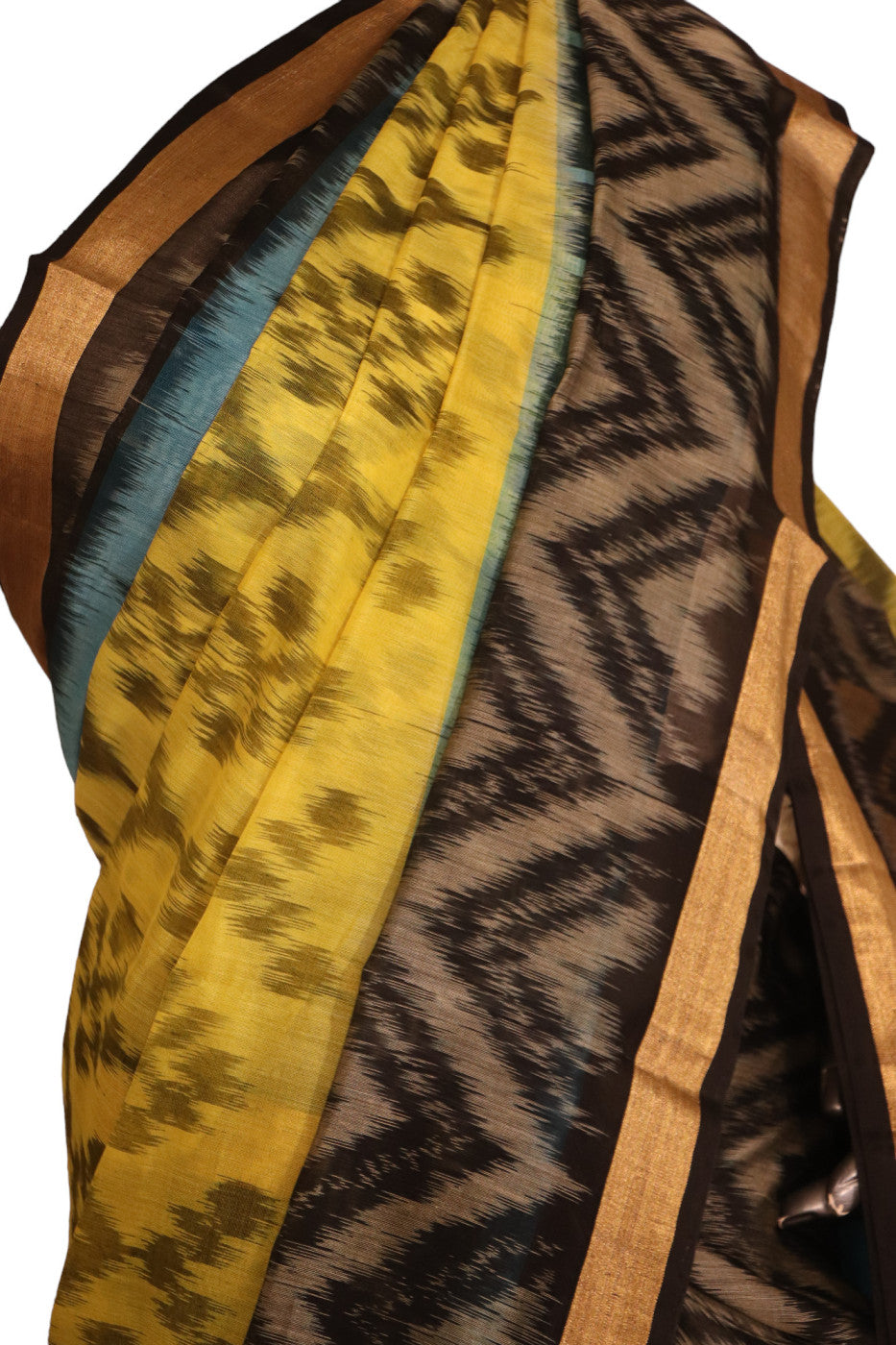 Handloom Pochampally Silk Cotton Saree AJ210247