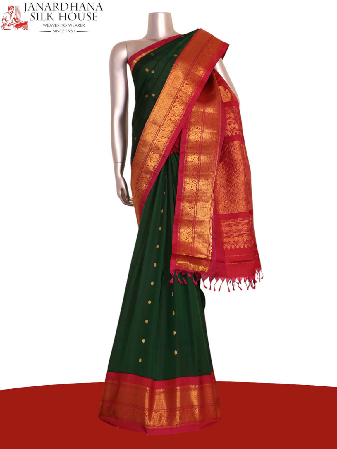 Exclusive Pure Gadwal Silk Saree AK212008