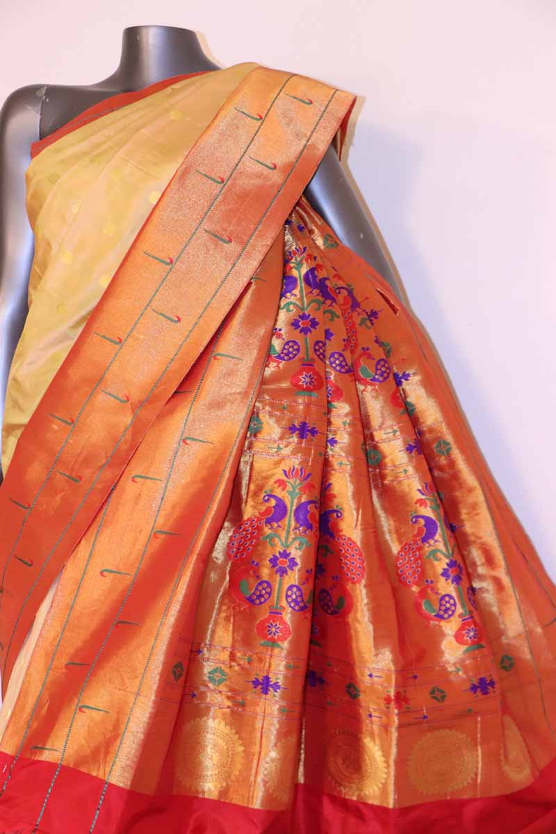 Grand Wedding Meenakari Paithani Silk Saree AI205396