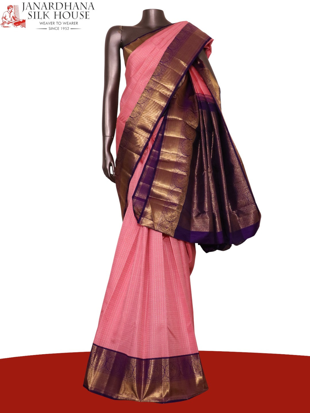 Pure Handloom Kanjeevaram Silk Saree AL211487