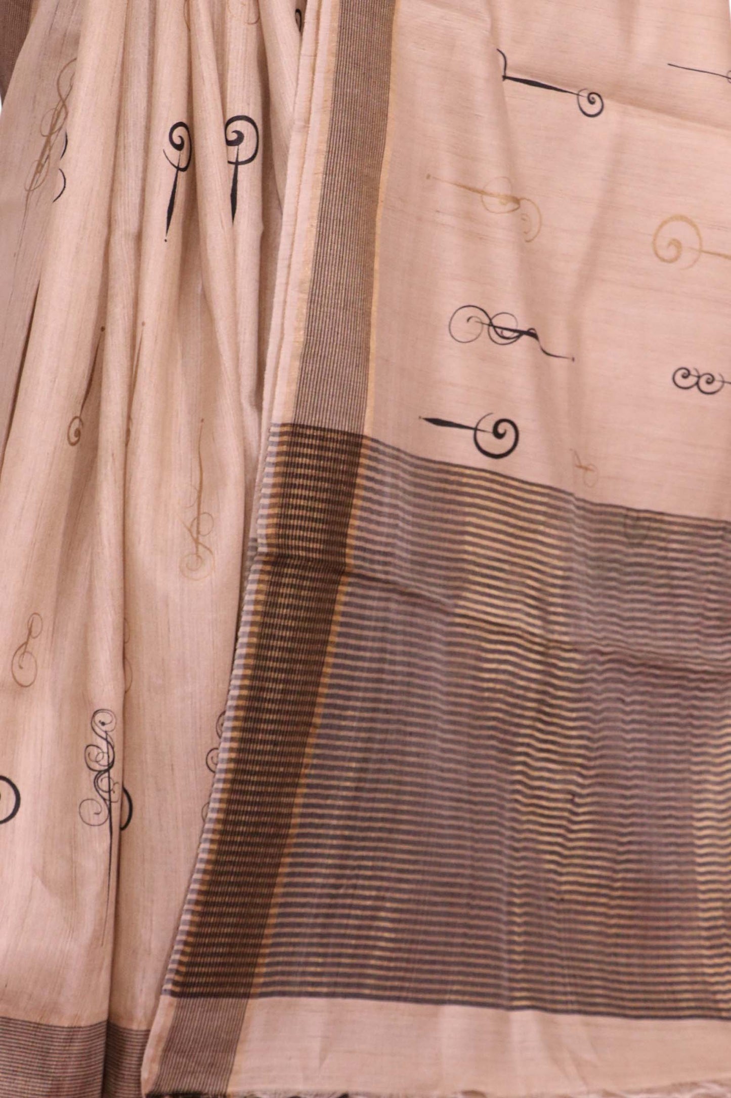 handloom pure tussar silk saree al203707