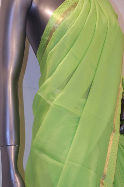 Party Wear Pure Silk Chffion AF212370