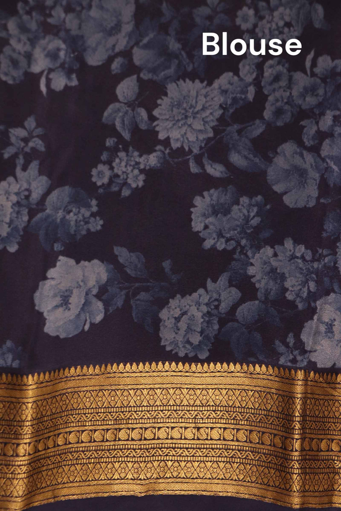 Pure Floral Zari Crepe Silk Saree AK208187