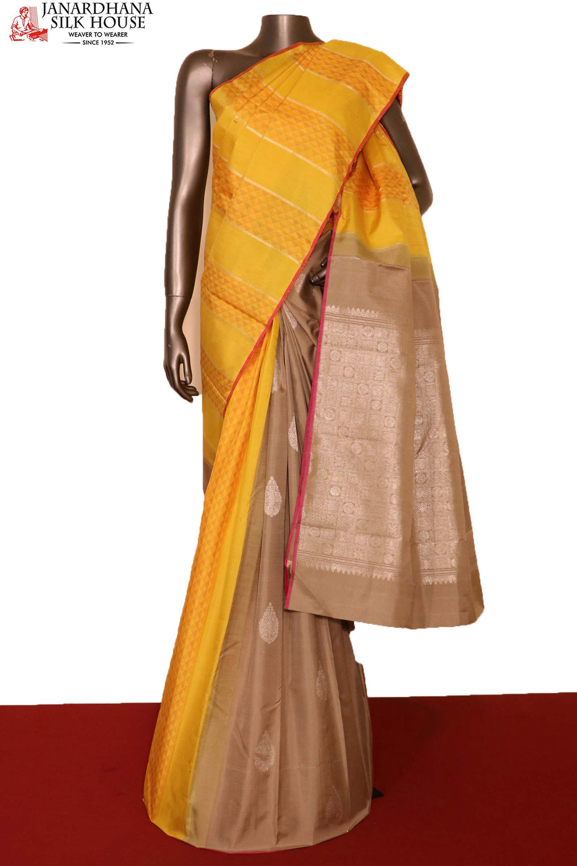 Designer Patli Kanchipuram Silk Saree AH209983