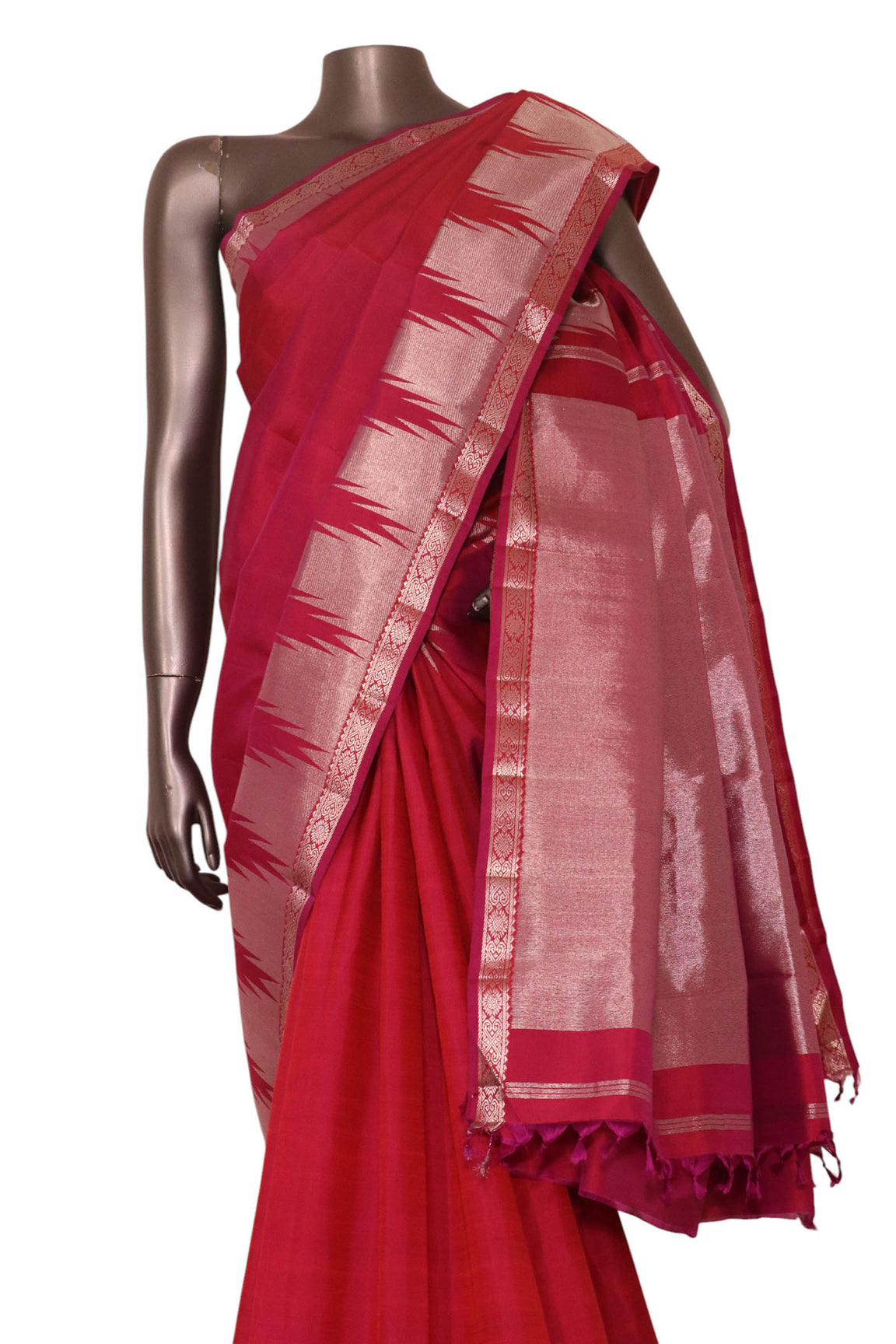 Pure Handloom Kanjeevaram Silk Saree AK209494