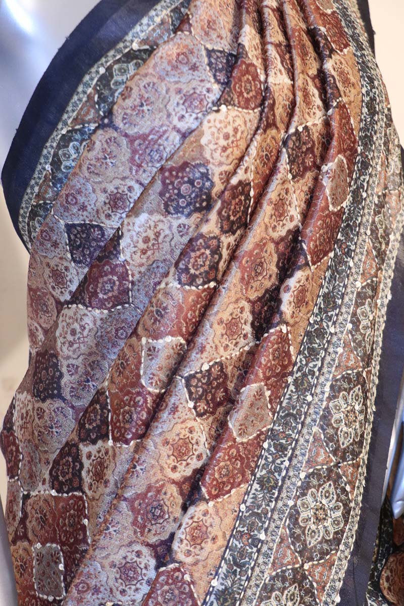 Embroidery Art Silk Saree AI209354