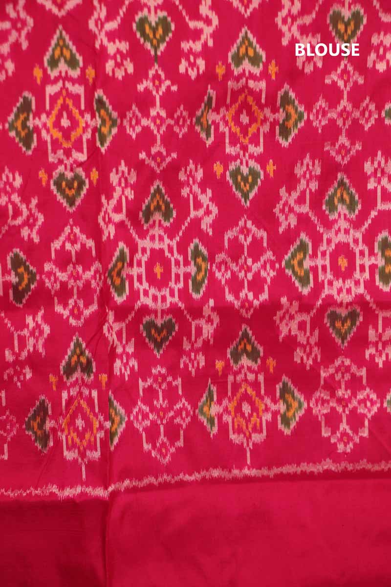 Handloom Ikat Patola Silk Saree AJ202841