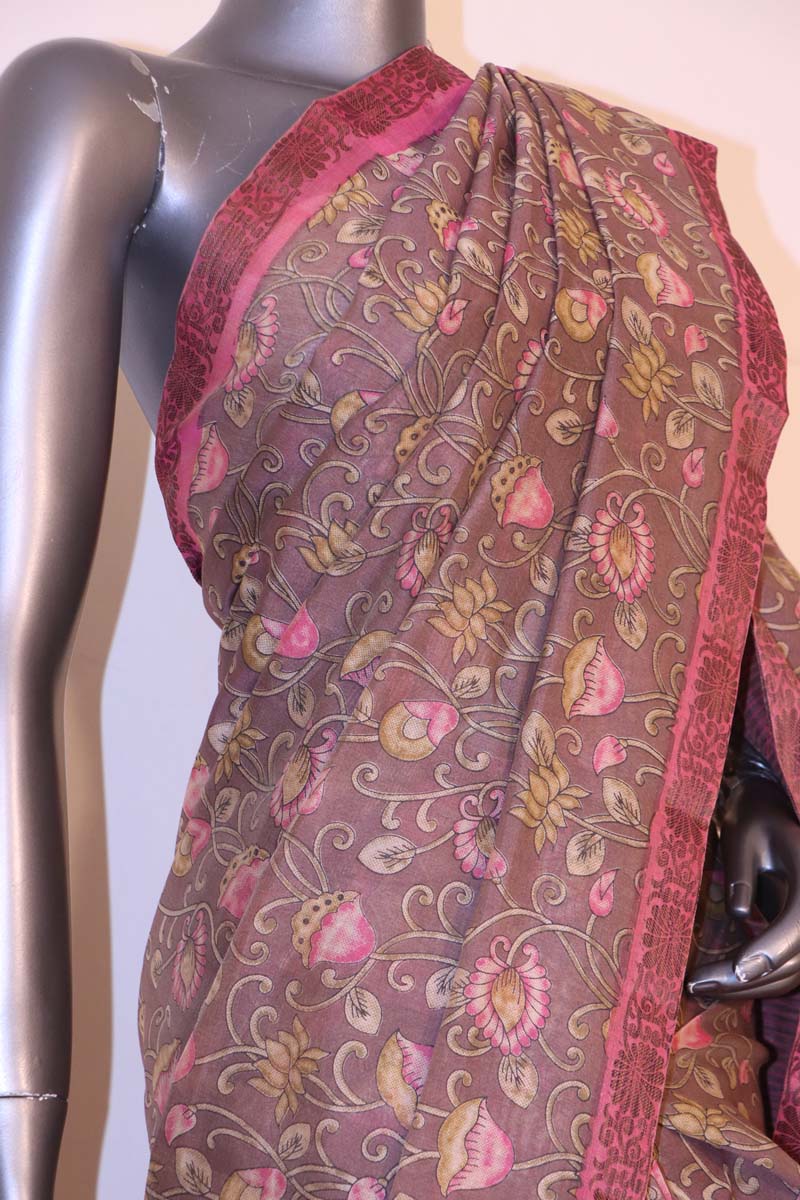 Printed Cotton Saree AI210608