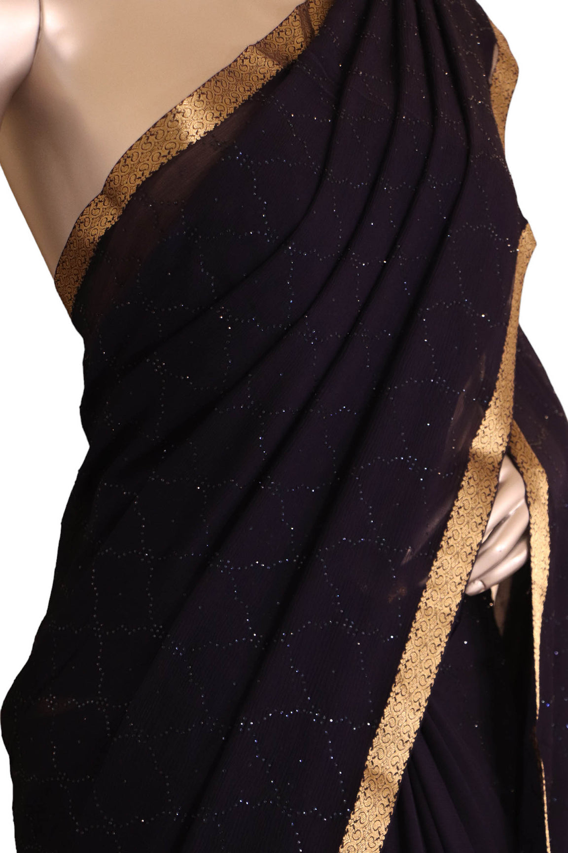 Designer Party Wear Pure Silk Chiffon AJ211808