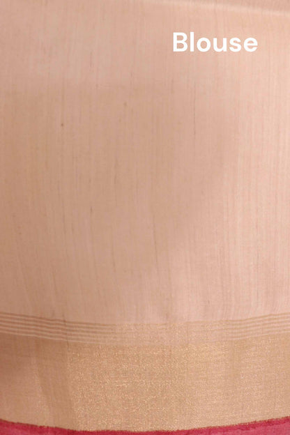 Handloom Pure Tussar Silk Saree AL203727