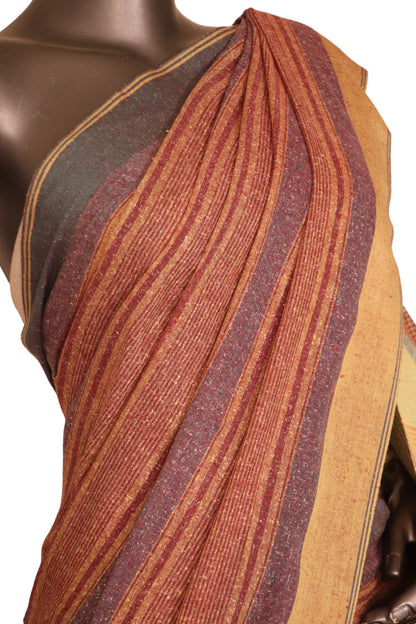 Handloom Pure Tussar Silk Saree AJ204666